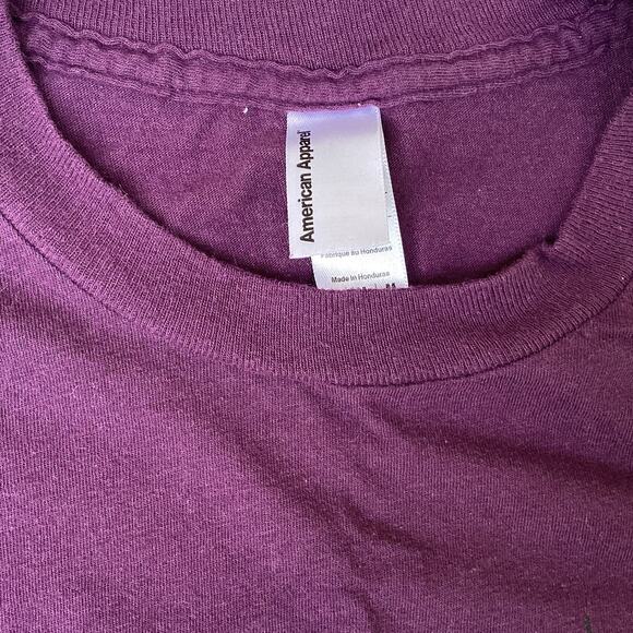 Marvel HAWKEYE American Apparel Graphic T-Shirt Dark Purple Men's/Unisex Medium - Picture 4 of 8